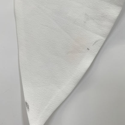 UN3D アンスリード ﾎﾜｲﾄ ﾎﾟﾘｴｽﾃﾙ ｷﾞｬｻﾞｰｼｮｰﾄｸﾛｯﾌﾟﾄﾞﾌﾞﾗｳｽ トップス F