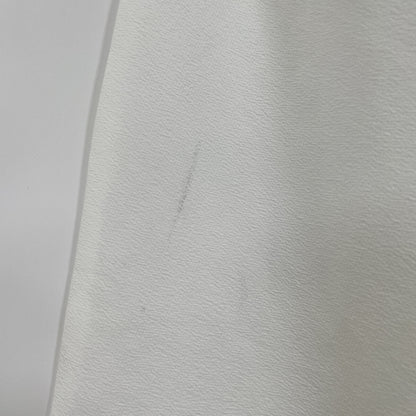 UN3D アンスリード ﾎﾜｲﾄ ﾎﾟﾘｴｽﾃﾙ ｷﾞｬｻﾞｰｼｮｰﾄｸﾛｯﾌﾟﾄﾞﾌﾞﾗｳｽ トップス F