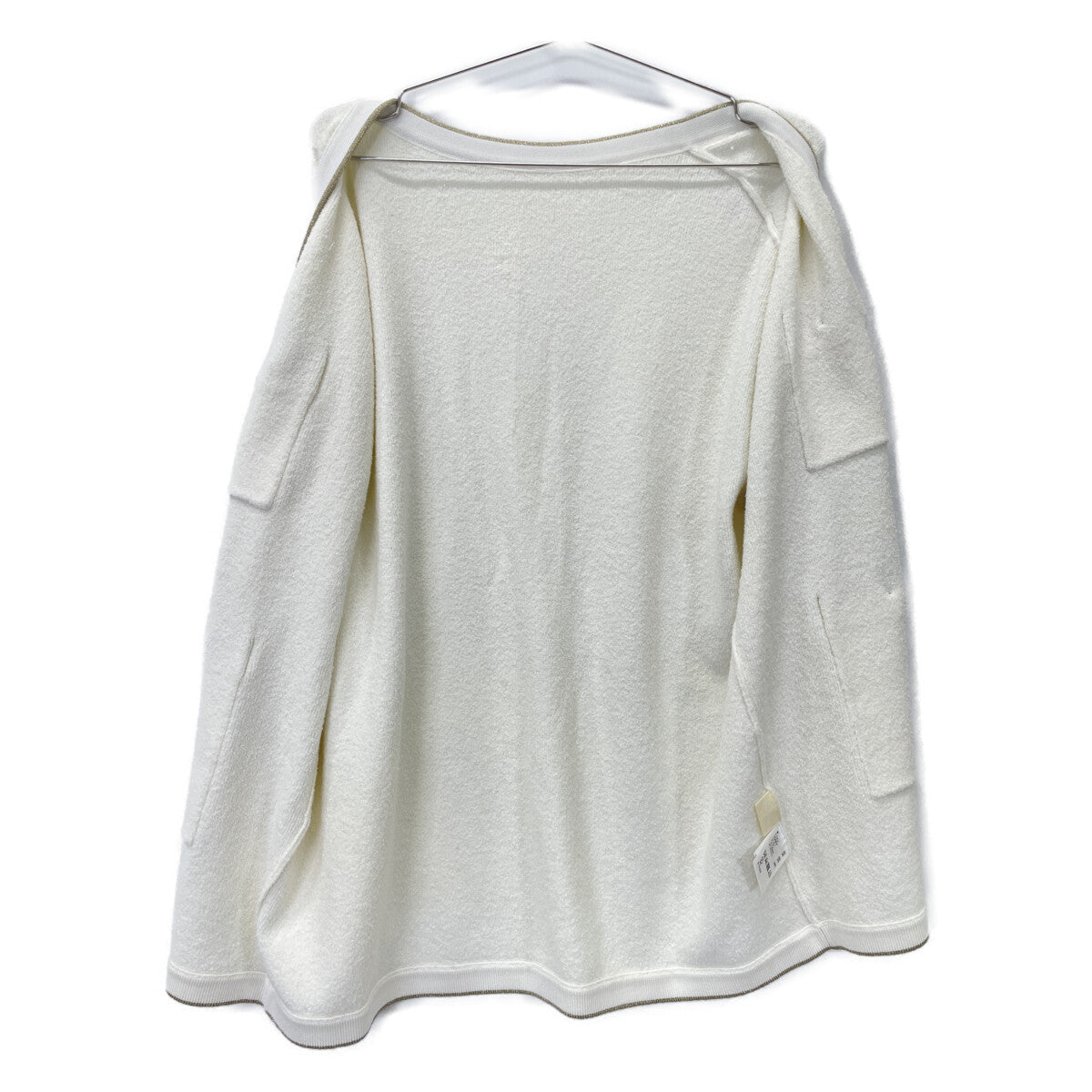 Diagram ダイアグラム 22年製 ﾎﾜｲﾄ ｺｯﾄﾝ×ﾅｲﾛﾝ 4ﾎﾟｹｯﾄ 金釦ﾊﾟｲﾙﾍﾞｽﾄ ベスト 36