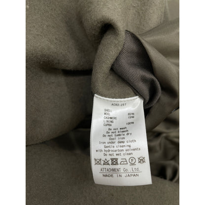 ATTACHMENT アタッチメント 【STUDIOS別注】ブラウンカーキ カシミヤ混 チェスターコート コート 2