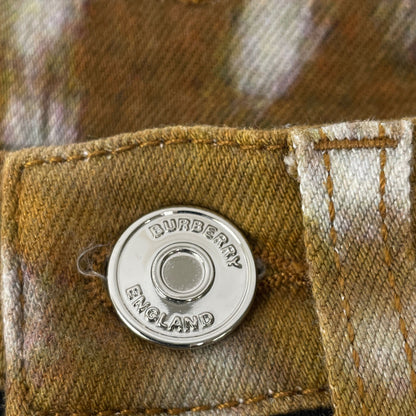 BURBERRY バーバリー 8016385 ﾌﾞﾗｯｸ×ﾎﾜｲﾄ ｻｲﾄﾞﾗｲﾝﾃﾞﾆﾑﾊﾟﾝﾂ ボトムス 26