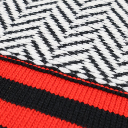 BURBERRY バーバリー ボーダー フリンジ ロング マフラー