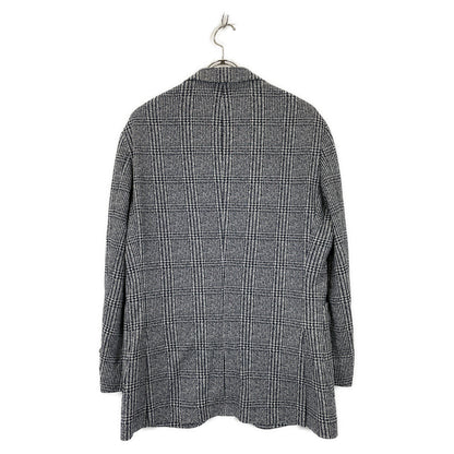 BOSS ボス ﾎﾜｲﾄ×ﾈｲﾋﾞｰ ｺｯﾄﾝﾘﾈﾝ ｲﾀﾘｱﾝｼﾞｬｰｼﾞｰｼﾞｬｹｯﾄ ジャケット 48