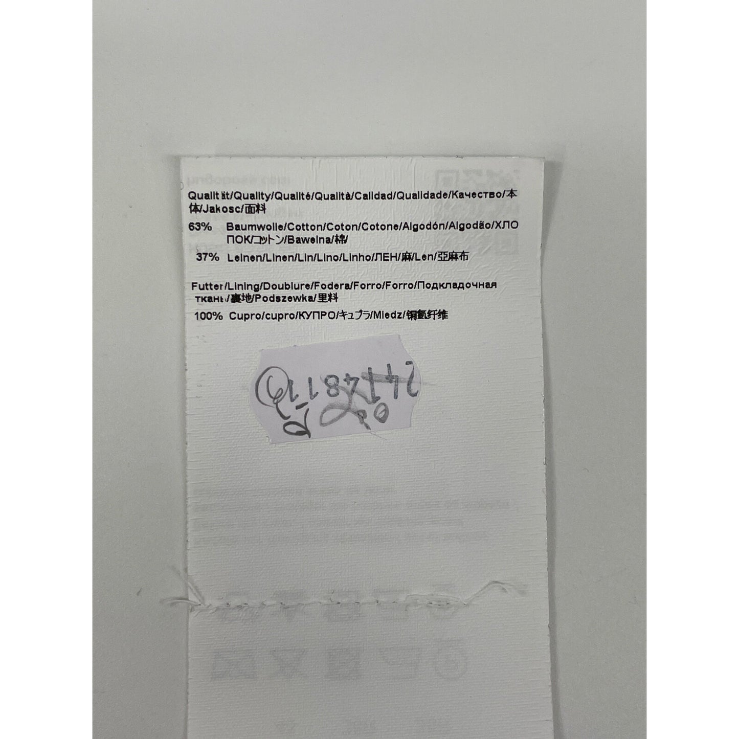 BOSS ボス ﾎﾜｲﾄ×ﾈｲﾋﾞｰ ｺｯﾄﾝﾘﾈﾝ ｲﾀﾘｱﾝｼﾞｬｰｼﾞｰｼﾞｬｹｯﾄ ジャケット 48