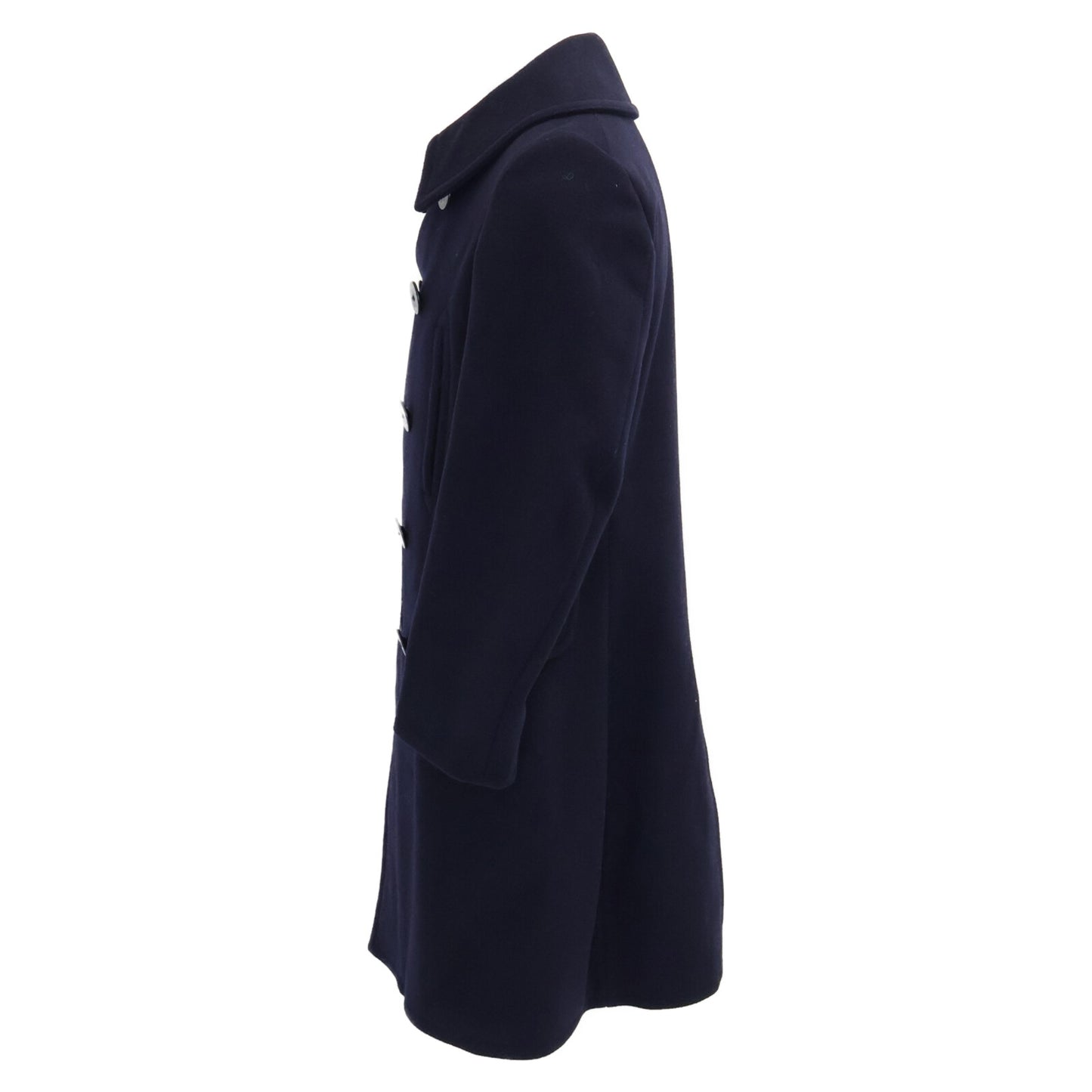 ANATOMICA アナトミカ 530-522-05 LONG PEA COAT USN ウール 13スターアンカーボタン ロングピー コート 38
