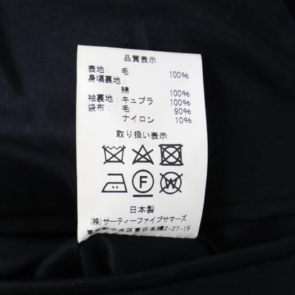 ANATOMICA アナトミカ 530-522-05 LONG PEA COAT USN ウール 13スターアンカーボタン ロングピー コート 38