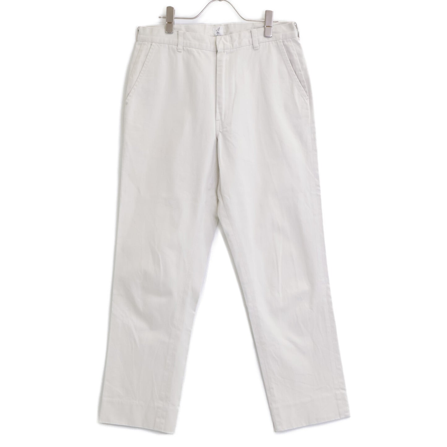 ANATOMICA アナトミカ 530-442-02 ﾍﾞｰｼﾞｭ ｺｯﾄﾝ ﾜｲﾄﾞﾃｰﾊﾟｰﾄﾞﾁﾉﾊﾟﾝﾂ ボトムス 32