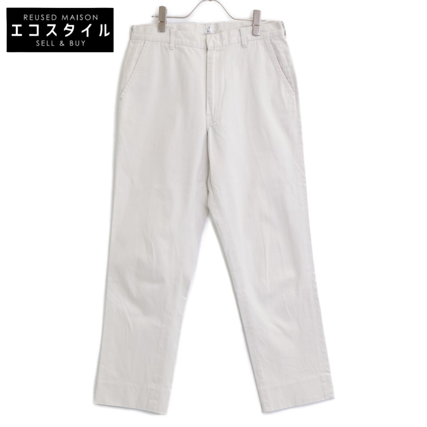 ANATOMICA アナトミカ 530-442-02 ﾍﾞｰｼﾞｭ ｺｯﾄﾝ ﾜｲﾄﾞﾃｰﾊﾟｰﾄﾞﾁﾉﾊﾟﾝﾂ ボトムス 32