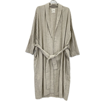 YAMAI ヤマイ ｱｲﾎﾞﾘｰ C/L Stripe Robe トップス I