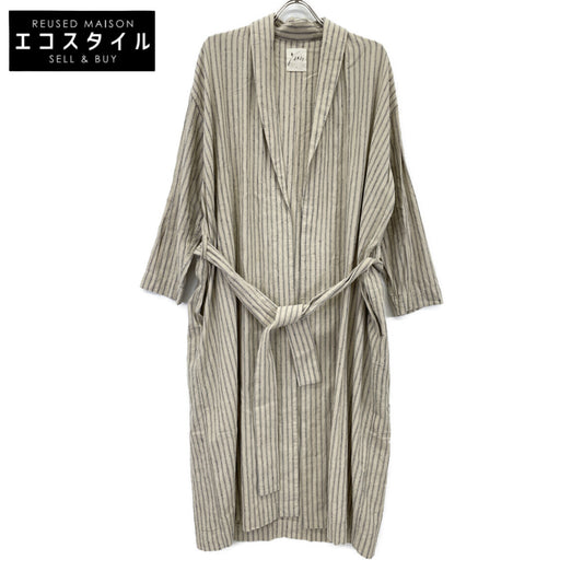YAMAI ヤマイ ｱｲﾎﾞﾘｰ C/L Stripe Robe トップス I