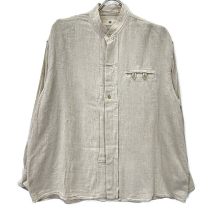 snowpeak スノーピーク ｱｲﾎﾞﾘｰ ﾘﾈﾝｺｯﾄﾝｼｬﾂ トップス S