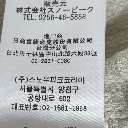 snowpeak スノーピーク ｱｲﾎﾞﾘｰ ﾘﾈﾝｺｯﾄﾝｼｬﾂ トップス S