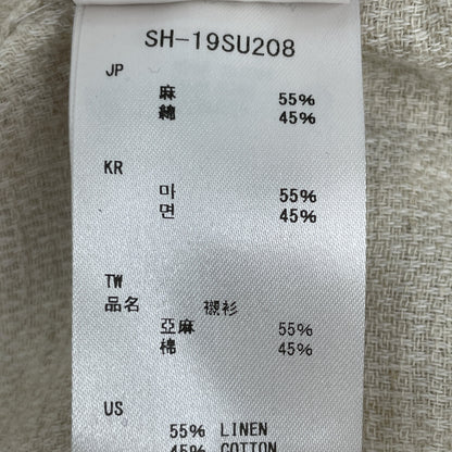 snowpeak スノーピーク ｱｲﾎﾞﾘｰ ﾘﾈﾝｺｯﾄﾝｼｬﾂ トップス S