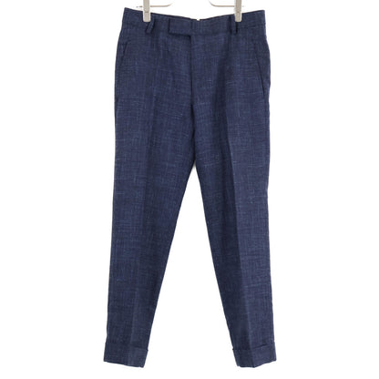 TOM FORD トムフォード 376R34/24YL4C ウールｘシルクｘリネン ピークドラペル サイドベンツ 2Bシングル スーツ セットアップ 44