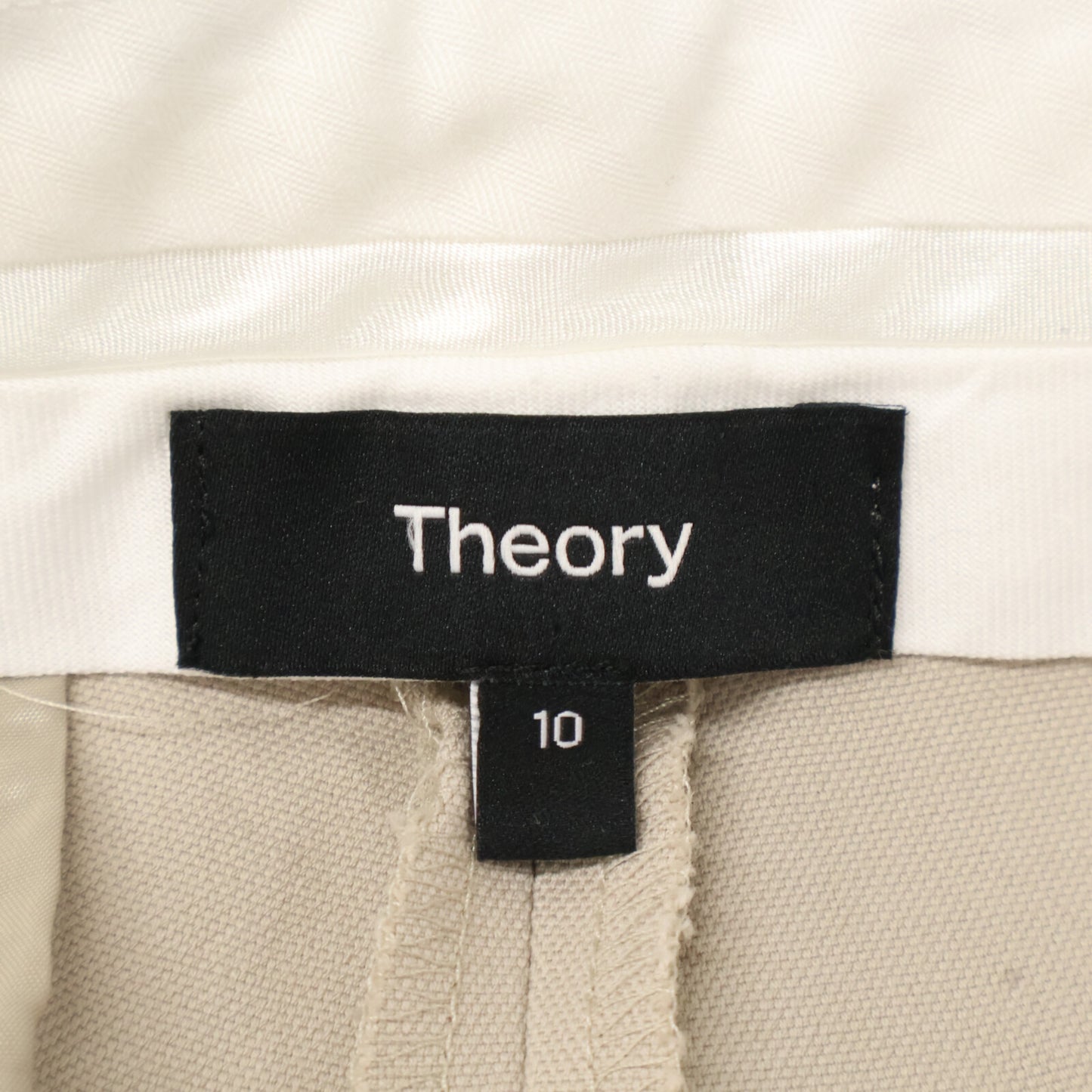 Theory セオリー 23年製 ﾍﾞｰｼﾞｭ Stretch Canvas Treeca GZ ﾊﾟﾝﾂ ボトムス 10