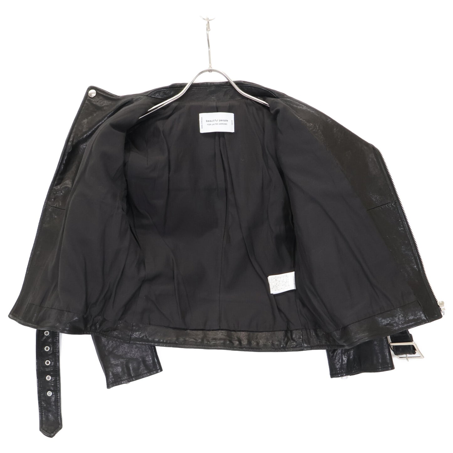 beautifulpeople ビューティフルピープル 1260402401 ブラック レザー ライダースジャケット ジャケット 140