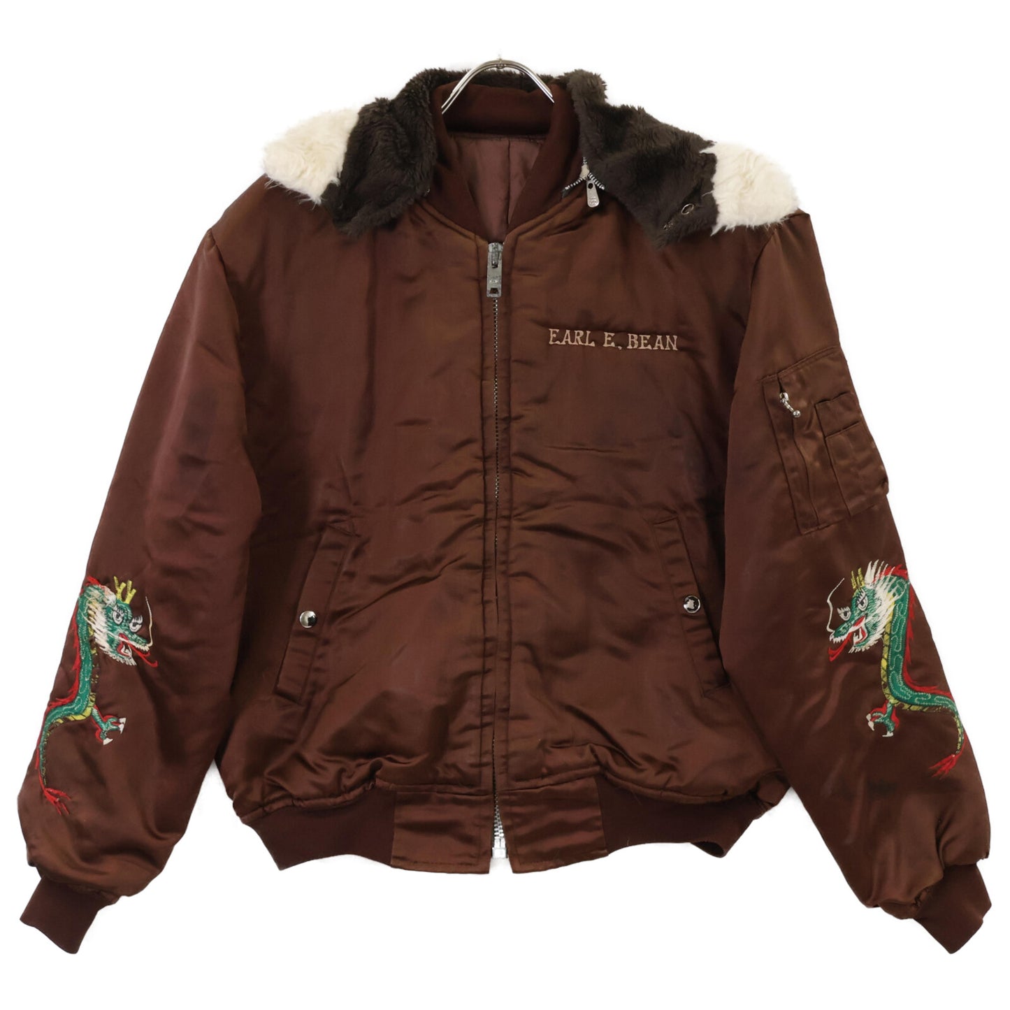 VINTAGE ヴィンテージ 70'S ﾌﾞﾗｳﾝ KOREA ｽｰﾍﾞﾆｱｼﾞｬｹｯﾄ ジャケット 表記無し