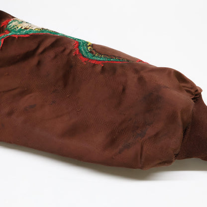 VINTAGE ヴィンテージ 70'S ﾌﾞﾗｳﾝ KOREA ｽｰﾍﾞﾆｱｼﾞｬｹｯﾄ ジャケット 表記無し