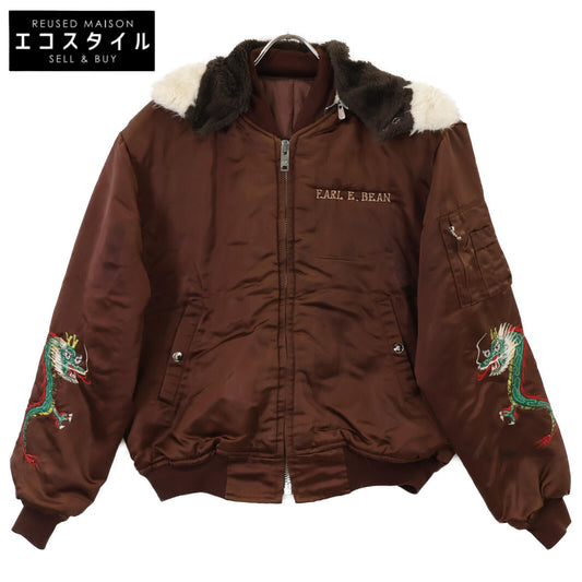 VINTAGE ヴィンテージ 70'S ﾌﾞﾗｳﾝ KOREA ｽｰﾍﾞﾆｱｼﾞｬｹｯﾄ ジャケット 表記無し