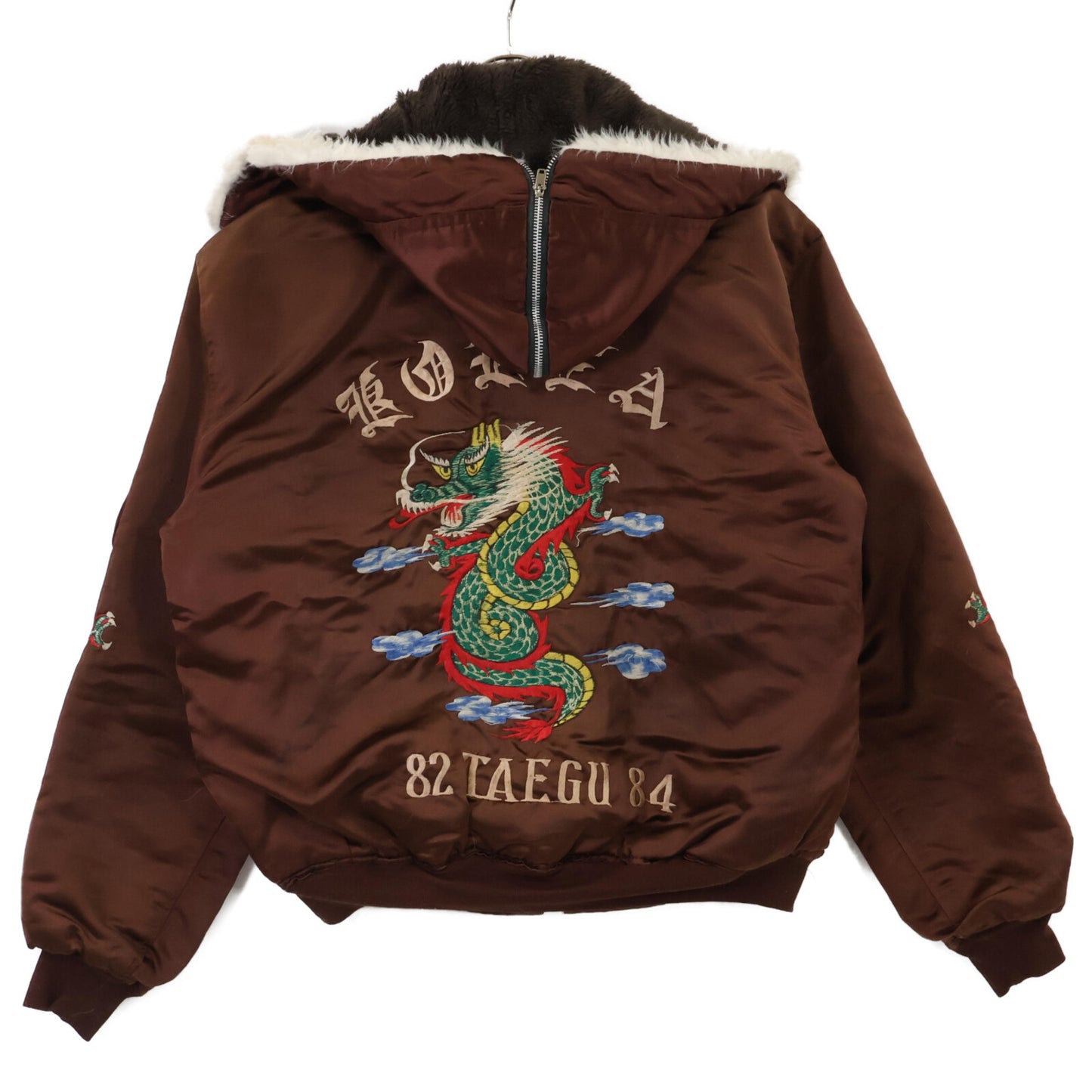 VINTAGE ヴィンテージ 70'S ﾌﾞﾗｳﾝ KOREA ｽｰﾍﾞﾆｱｼﾞｬｹｯﾄ ジャケット 表記無し