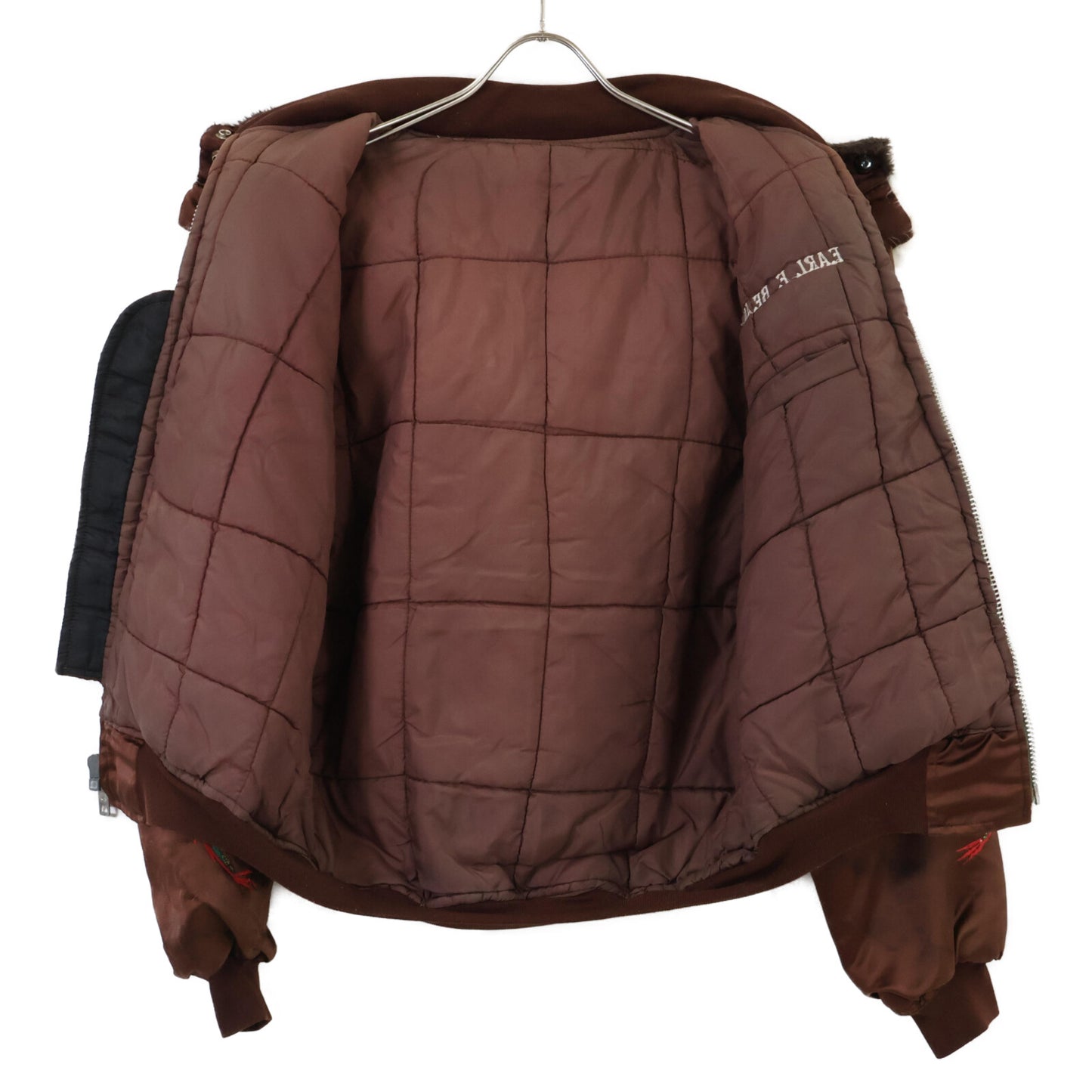 VINTAGE ヴィンテージ 70'S ﾌﾞﾗｳﾝ KOREA ｽｰﾍﾞﾆｱｼﾞｬｹｯﾄ ジャケット 表記無し