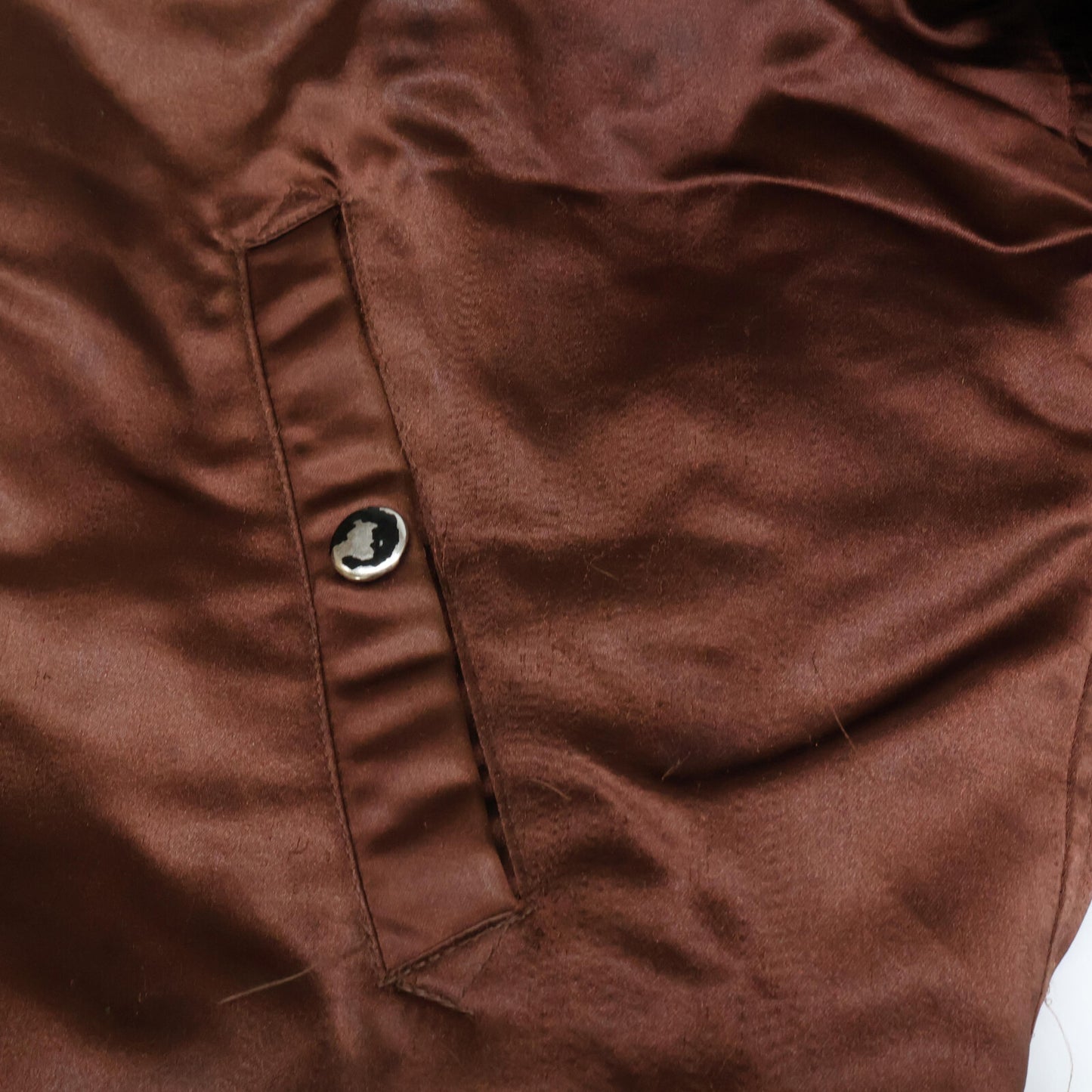 VINTAGE ヴィンテージ 70'S ﾌﾞﾗｳﾝ KOREA ｽｰﾍﾞﾆｱｼﾞｬｹｯﾄ ジャケット 表記無し