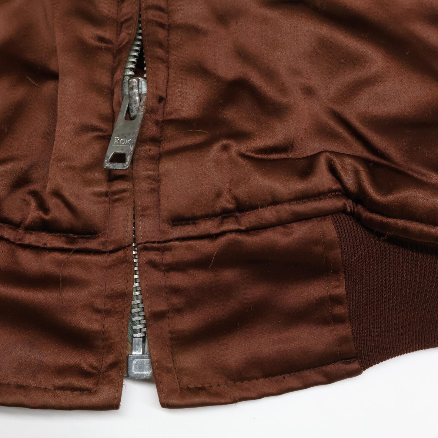 VINTAGE ヴィンテージ 70'S ﾌﾞﾗｳﾝ KOREA ｽｰﾍﾞﾆｱｼﾞｬｹｯﾄ ジャケット 表記無し