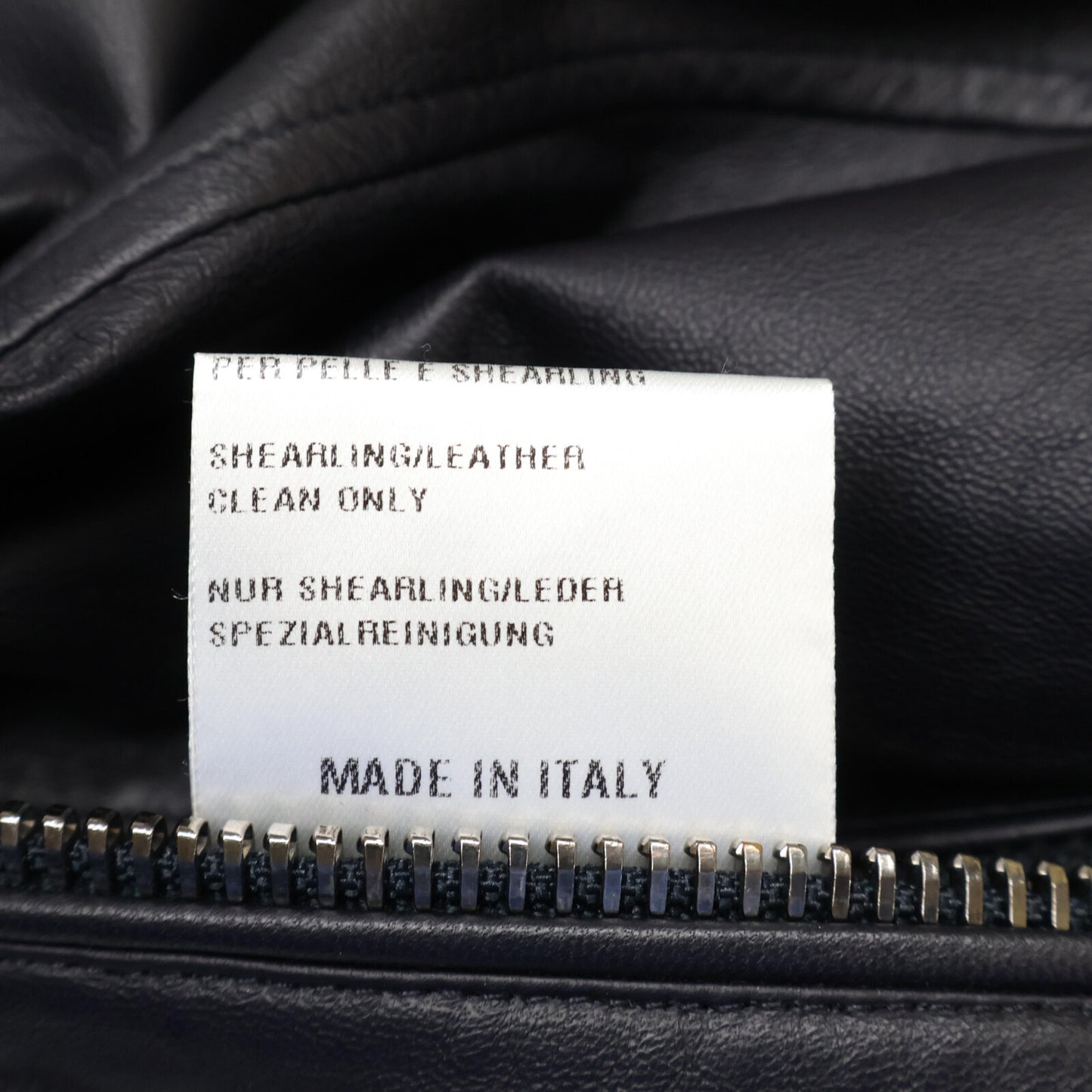 DENIME ドゥニーム 【TOMORROWLAND別注】ブラック レザー フーデットジップアップマウンテンパーカ ジャケット S