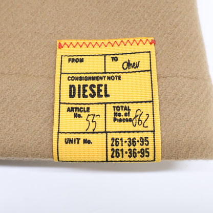 DIESEL ディーゼル 【美品】W-OUTKAST カシミヤ混 ベルト付 ダブルチェスター コート XS