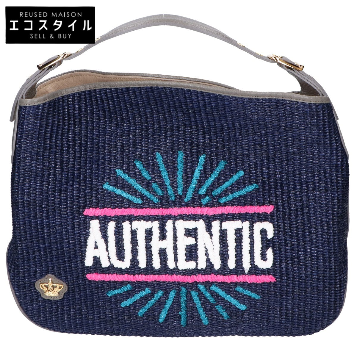 A.D.M.J. Accessoires De Mademoiselle ADMJ 【新品同様】19SS01009 コード刺繍付 ワン ショルダーバッグ