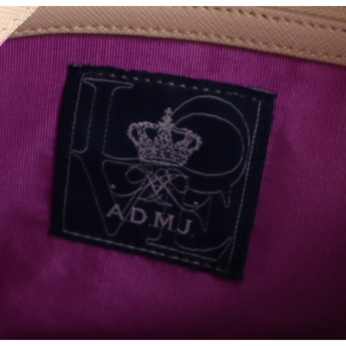 A.D.M.J. Accessoires De Mademoiselle ADMJ 【新品同様】19SS01009 コード刺繍付 ワン ショルダーバッグ