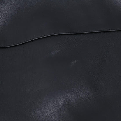 CINQUANTA チンクアンタ H502/1-1010 ブラック ラムナッパレザー スタンドカラー シングルライダースジャケット ジャケット 46