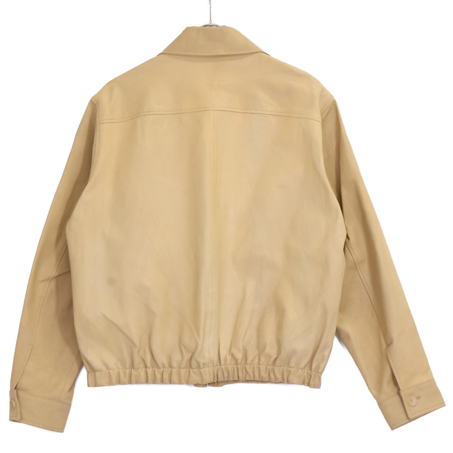 YORK ヨーク YK25SS0903B キャメル LEATHER ZIP BLOUSON ジャケット 2