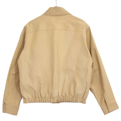 YORK ヨーク YK25SS0903B キャメル LEATHER ZIP BLOUSON ジャケット 2