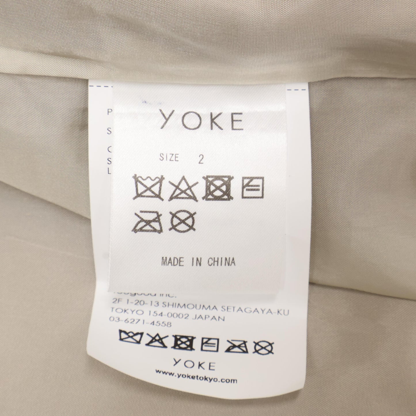 YORK ヨーク YK25SS0903B キャメル LEATHER ZIP BLOUSON ジャケット 2