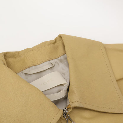 YORK ヨーク YK25SS0903B キャメル LEATHER ZIP BLOUSON ジャケット 2