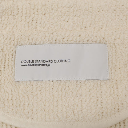 DOUBLE STANDARD CLOTHING ダブルスタンダードクロージング ホワイト パイル地 パールボタン ダブルブレストジャケット ジャケット 36