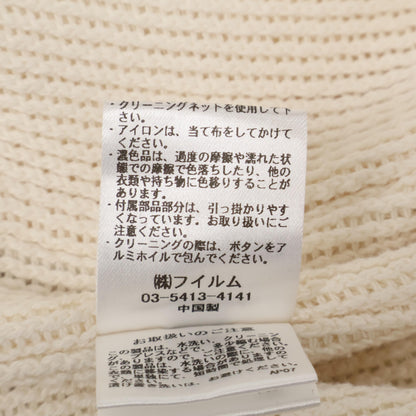 DOUBLE STANDARD CLOTHING ダブルスタンダードクロージング ホワイト パイル地 パールボタン ダブルブレストジャケット ジャケット 36