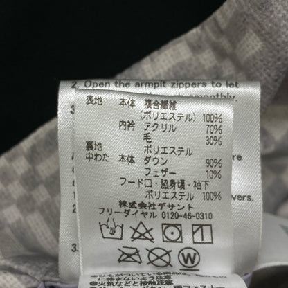 DESCENTE デサント ×水沢ﾀﾞｳﾝ DOR-G9280W ﾌﾞﾗｯｸ ﾌｰﾃﾞｯﾄﾞﾛﾝｸﾞﾀﾞｳﾝｺｰﾄ コート M