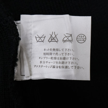 CHANEL シャネル 【美品/国内正規】02A P19885W03054 スポーツライン ウール/ナイロン 切替 ジップアップ ニットブルゾン/ ジャケット 38