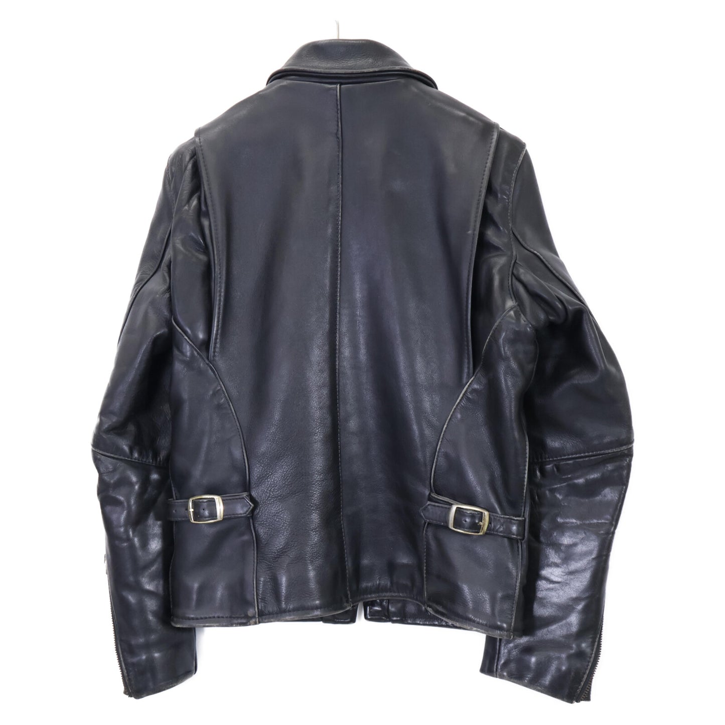 VANSON バンソン ブラック レザー 9D シングルライダースジャケット ジャケット 36