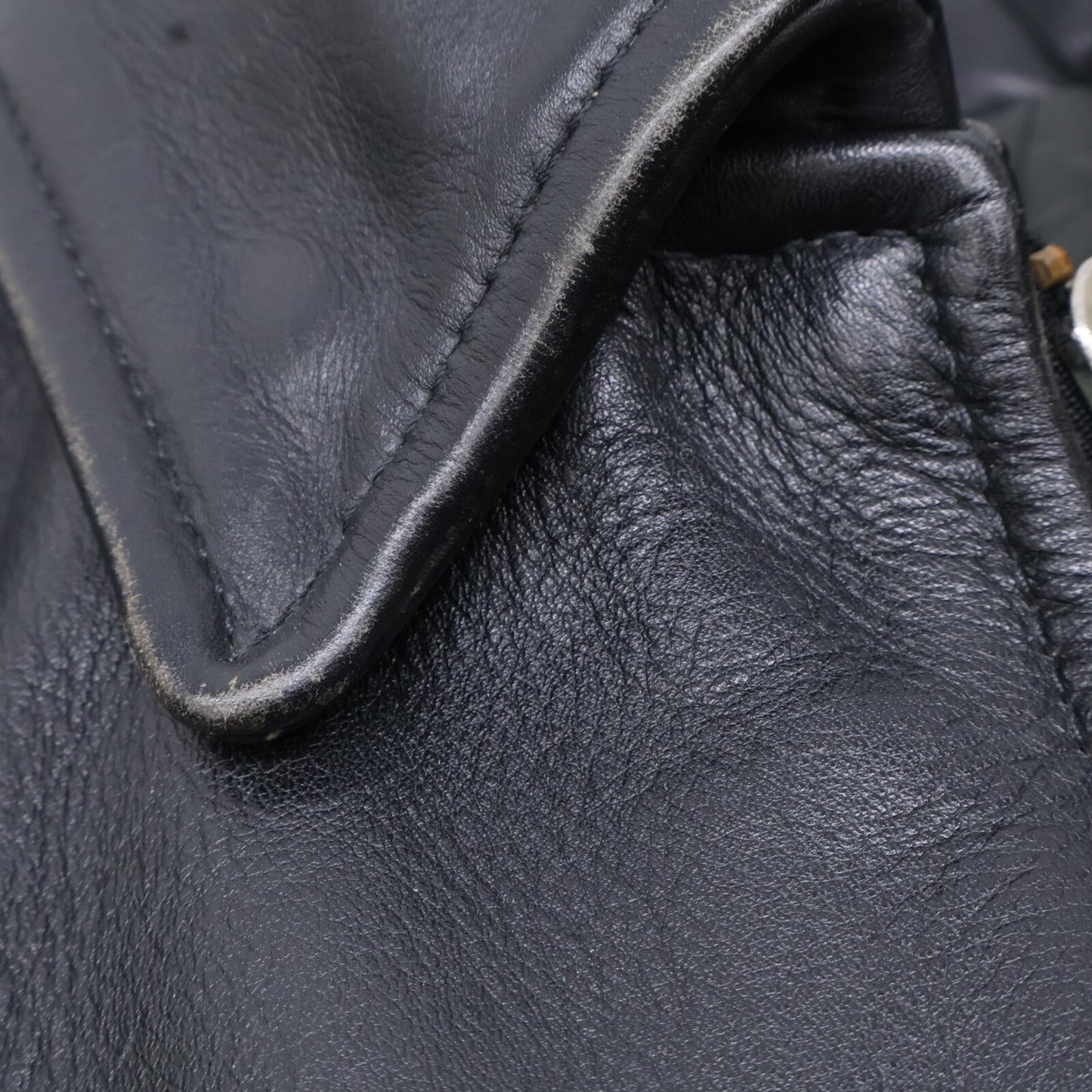 VANSON バンソン ブラック レザー 9D シングルライダースジャケット ジャケット 36