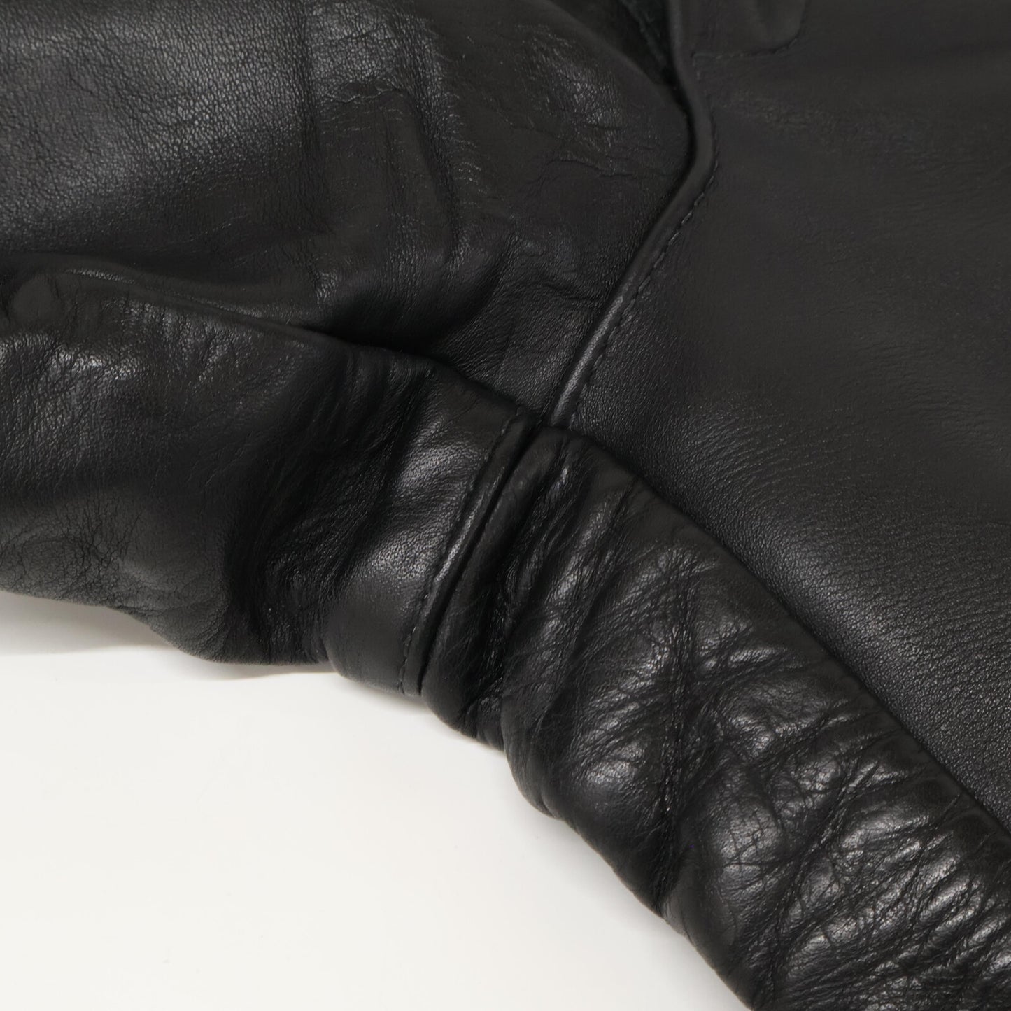 VANSON バンソン ﾌﾞﾗｯｸ ﾚｻﾞｰ USA製 ﾊﾞｲｶｰﾊﾟﾝﾂ ボトムス 28