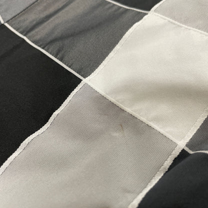 BLUE LABEL CRESTBRIDGE ブルーレーベルクレストブリッジ グレー クレストブリッジチェックドビータフタタックスカート スカート 36