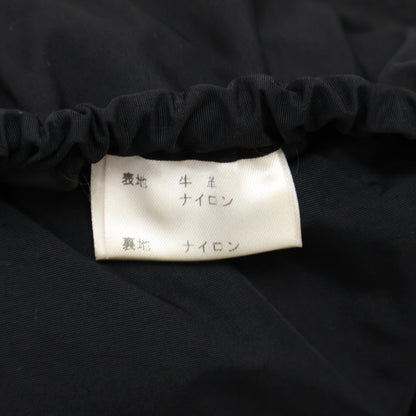 BIGTWIN ビッグツイン x BIKER TERRITORY バイカーテリトリー【美品】レザーxナイロン コンチョ釦 レザーエアーダウン ベスト 40