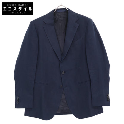 CARUSO カルーゾ LN1JM201F ﾈｲﾋﾞｰ ﾘﾈﾝｿﾘｯﾄﾞ2Bｼﾞｬｹｯﾄ ジャケット 48