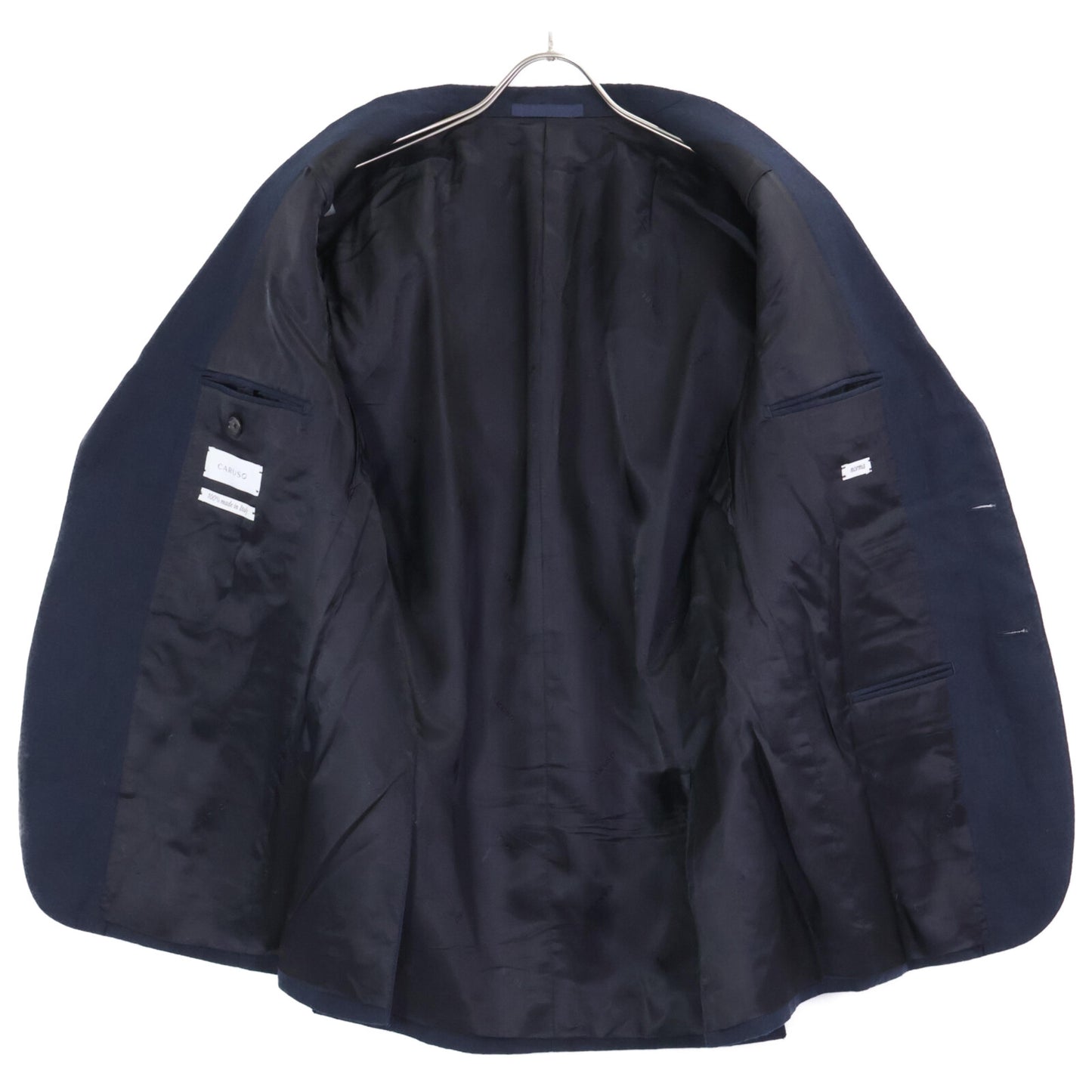 CARUSO カルーゾ LN1JM201F ﾈｲﾋﾞｰ ﾘﾈﾝｿﾘｯﾄﾞ2Bｼﾞｬｹｯﾄ ジャケット 48