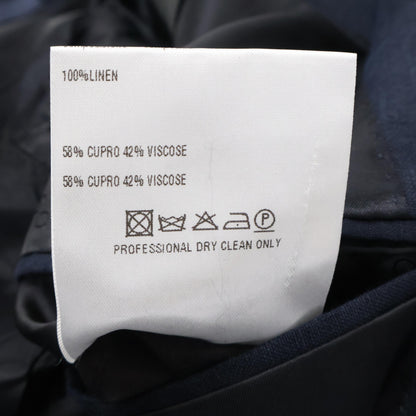 CARUSO カルーゾ LN1JM201F ﾈｲﾋﾞｰ ﾘﾈﾝｿﾘｯﾄﾞ2Bｼﾞｬｹｯﾄ ジャケット 48