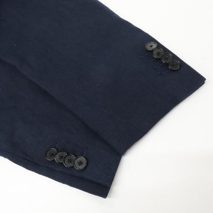 CARUSO カルーゾ LN1JM201F ﾈｲﾋﾞｰ ﾘﾈﾝｿﾘｯﾄﾞ2Bｼﾞｬｹｯﾄ ジャケット 48