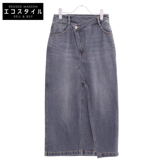 Diagram ダイアグラム 24年製 ﾌﾞﾗｯｸ ﾀｲﾄﾃﾞﾆﾑｽｶｰﾄ スカート 36